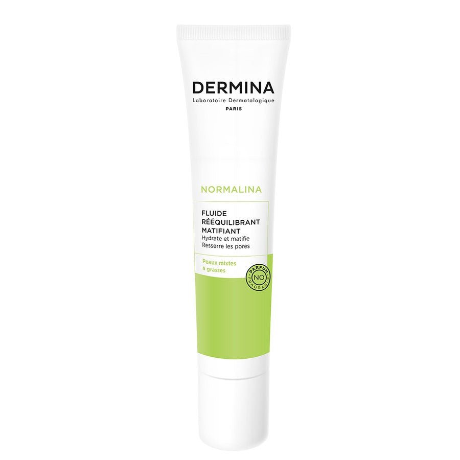 Dermina Normalina Rebalancing Mattifying Fluid Combination To Oily Skin 40ml (1.35fl oz) - FrenchBeautyHub