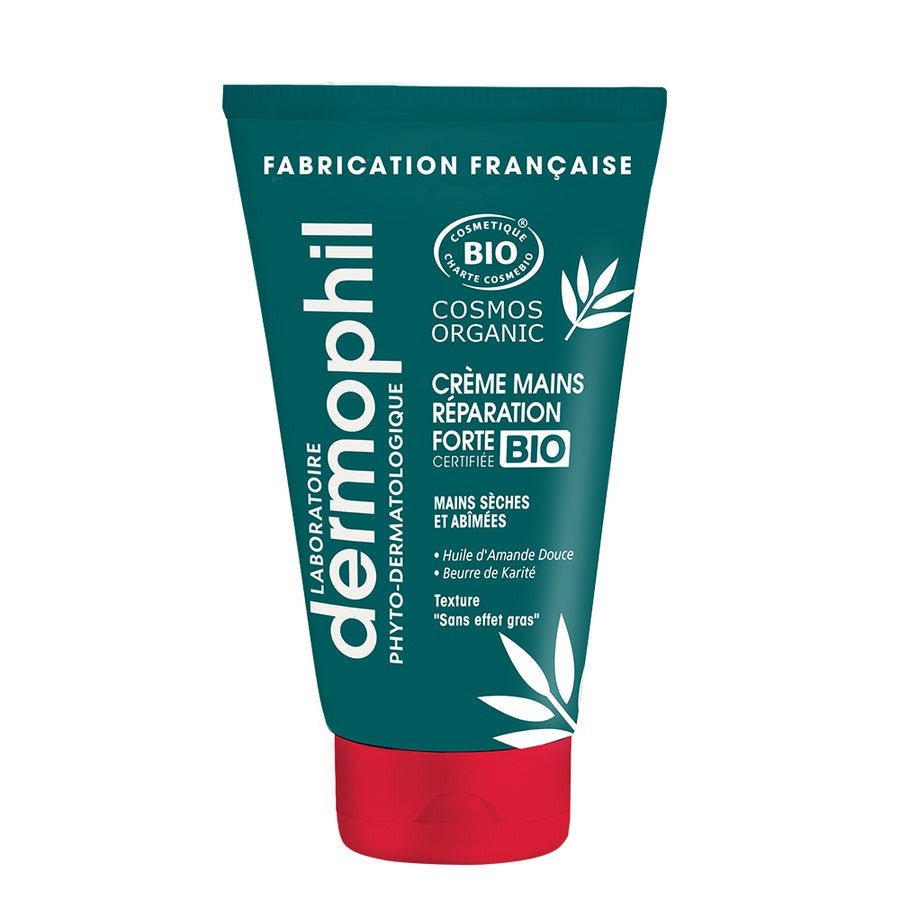 Dermophil Indien Intense STRONG REPAIRING ORGANIC HAND CREAM 75ml (2.53fl oz) - FrenchBeautyHub