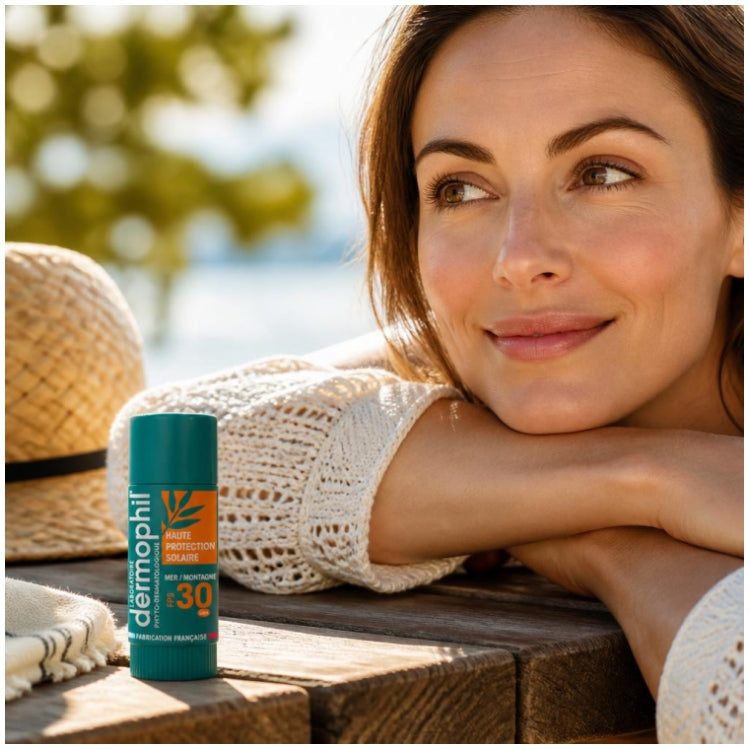 Dermophil Indien High Protection Lip Stick Sunscreen SPF30 4g (0.14oz)