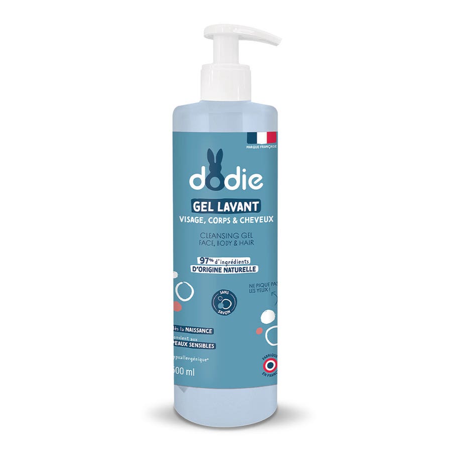 Dodie Dodie Gel Lavant 3 - en - 1 Desde El Nacimiento 500ml (16.91fl oz) - FrenchBeautyHub