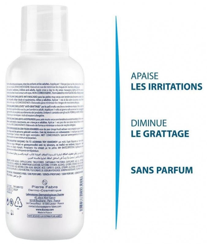 Ducray Dexyane Anti-Scratching Emollient Balm 400ml (13.53fl oz)