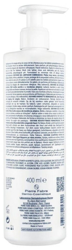 Ducray Dexyane Cleansing Gel Very Dry Skins Prone To Atopy 400ml (13.52fl oz)