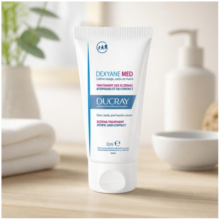 Ducray Dexyane Face, Body and Hands Cream Eczema Treatment Med 30ml (1.01fl oz)