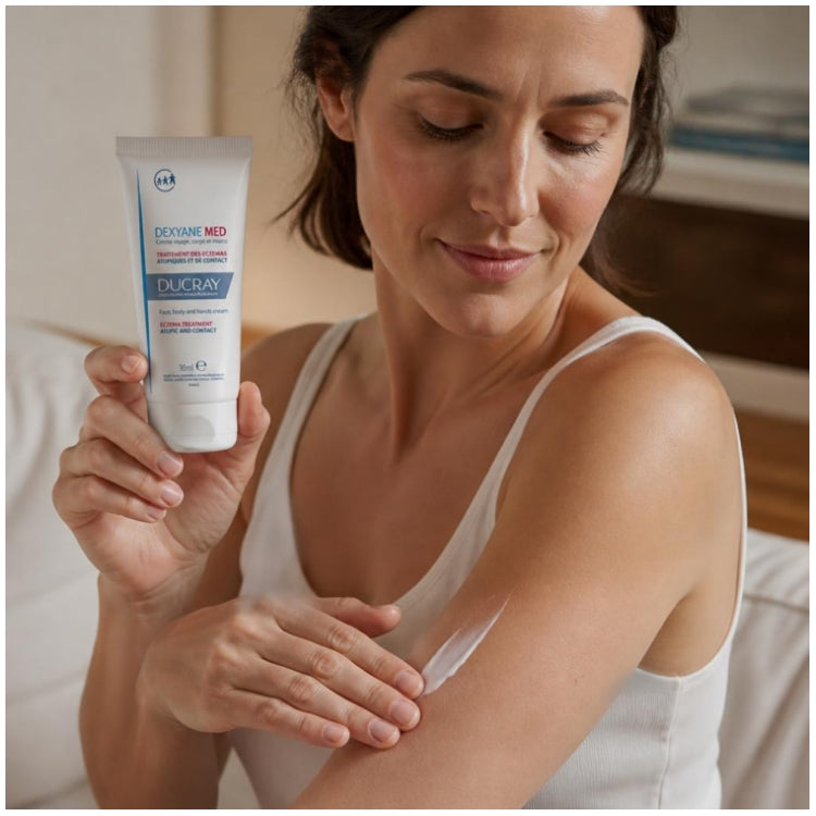 Ducray Dexyane Face, Body and Hands Cream Eczema Treatment Med 30ml (1.01fl oz)
