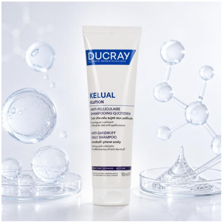 Ducray Elution Champú suave equilibrante para controlar la caspa