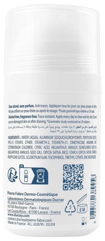 Ducray Hidrosis Control Antiperspirant Roll On Underarms  40ml (1.35fl oz)