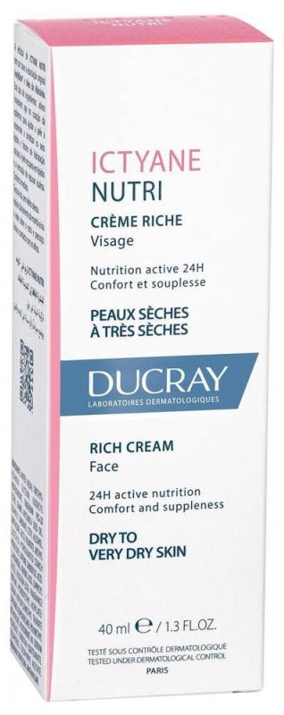Ducray Ictyane Crema nutriente ricca 40ml