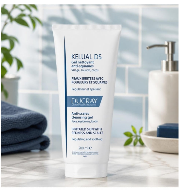 Ducray Kelual Ds Foaming Gel Face And Body 200ml (6.76fl oz)