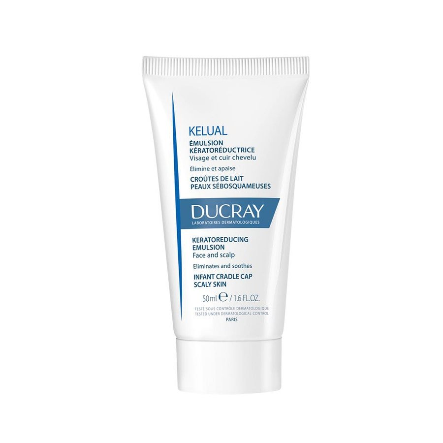 Ducray Kelual Keratoreducing Emulsion Face & Scalp, Cradle Cap 50ml (1.69fl oz) - FrenchBeautyHub