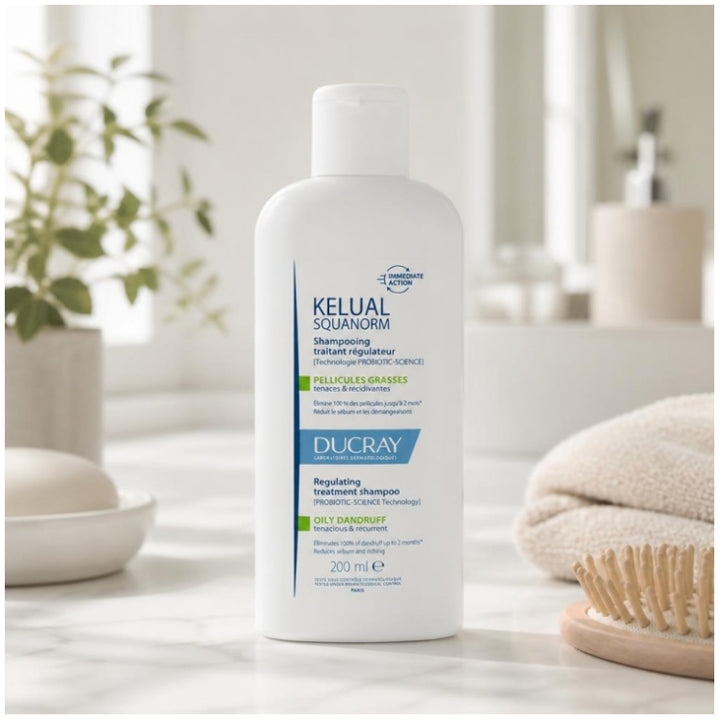 Ducray Kelual Squanorm Regulating treatment shampoo oily dandruff 200ml (6.76fl oz)