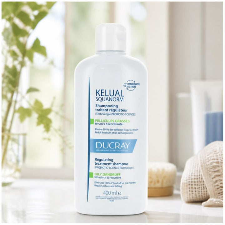 Ducray Kelual Squanorm Oily Dandruff Treatment Shampoo 400ml (13.52 fl oz)