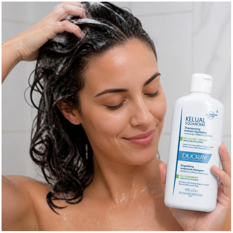 Ducray Kelual Squanorm Oily Dandruff Treatment Shampoo 400ml (13.52 fl oz)