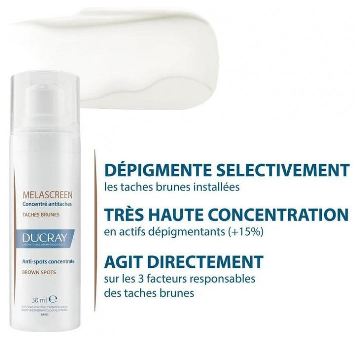 Ducray Melascreen مركز للبقع الداكنة 30ml