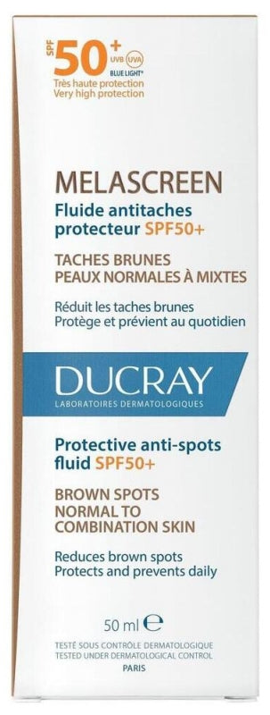 Ducray Melascreen UV 50 Anti-Spot Fluid SPF50+ for Normal to Combination Skin 1.7 fl oz