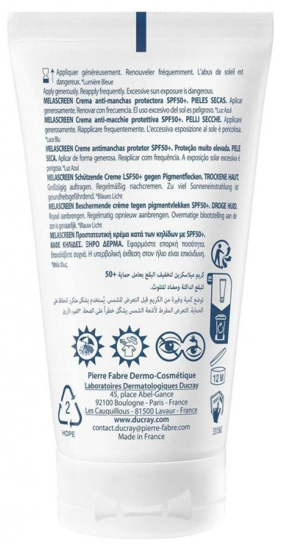 Ducray Melascreen Anti-Spots Protective Cream SPF50+ 50ml (1.7 fl oz)
