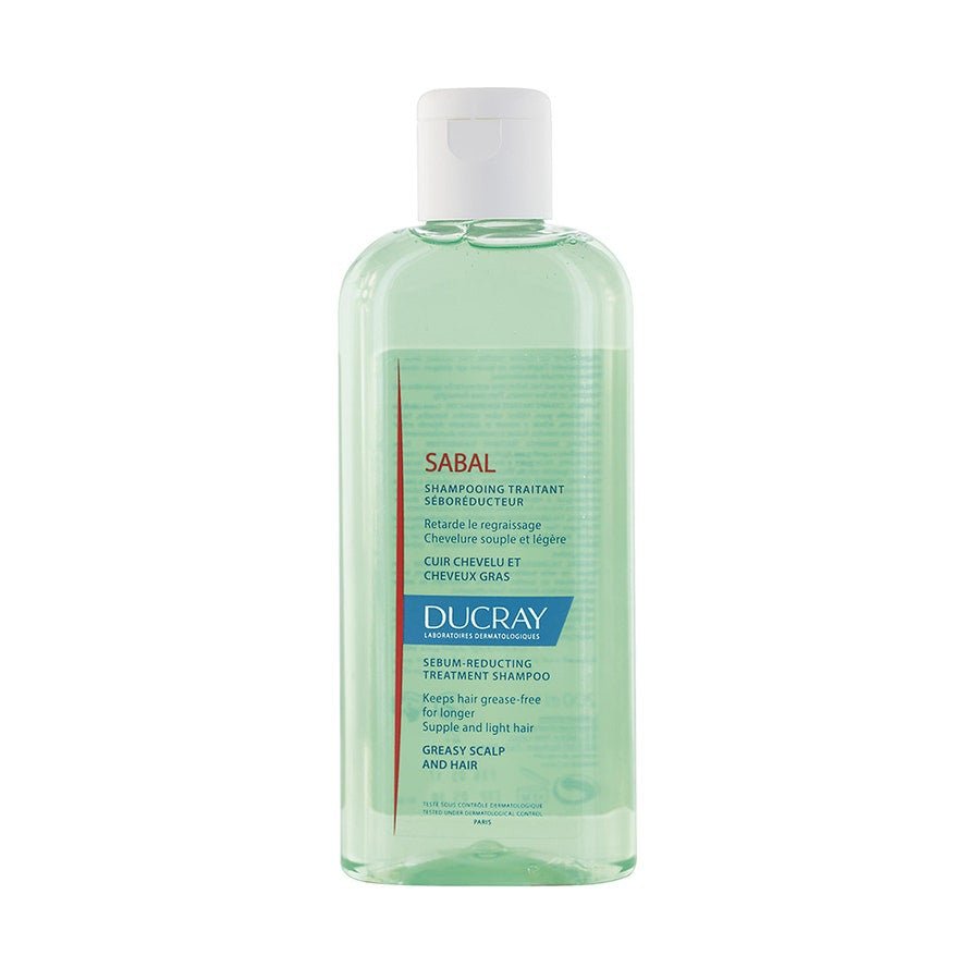 Ducray Sabal Sebum Regulating Treatment Shampoo Greasy Scalp And Hair 200ml (6.76fl oz) - FrenchBeautyHub