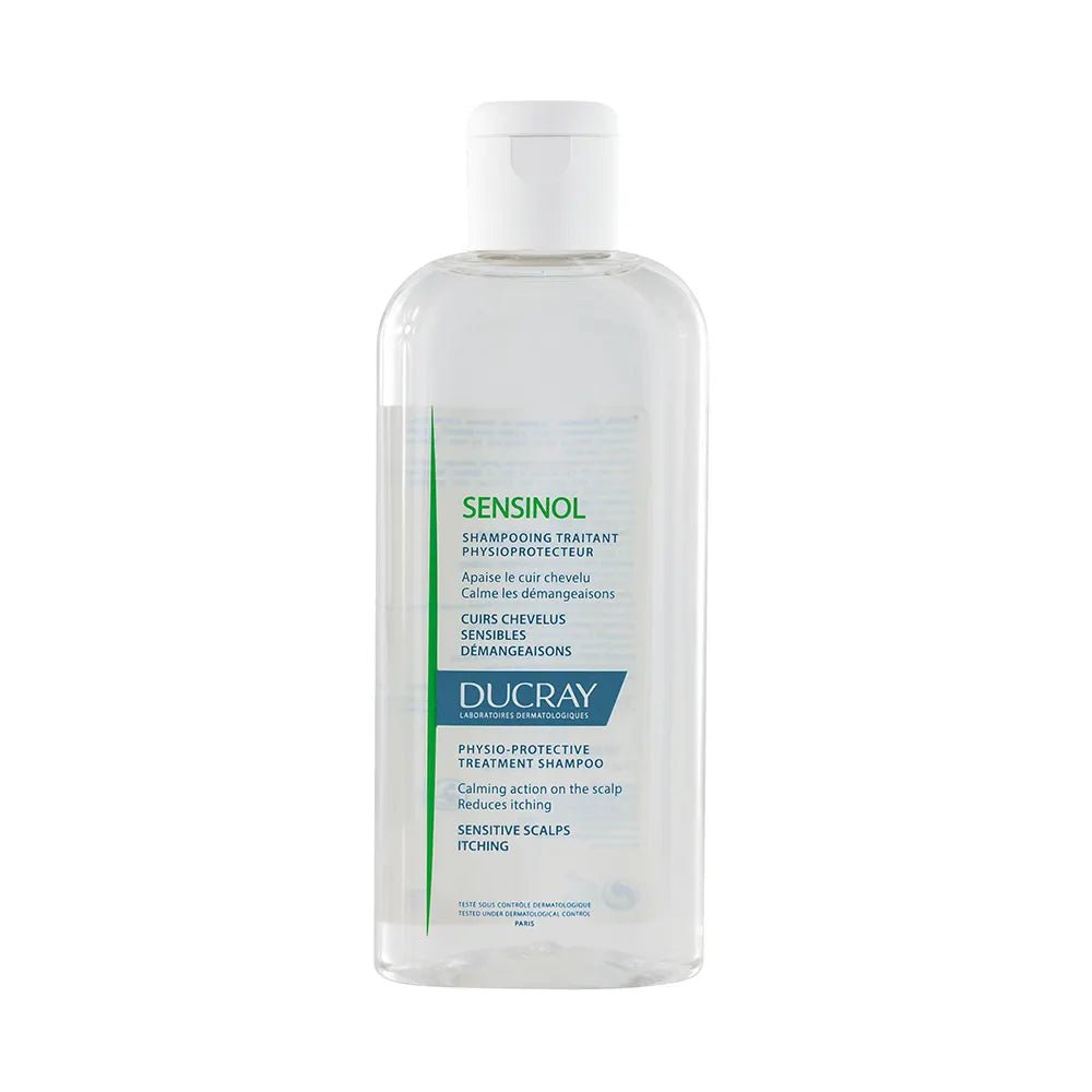 Ducray Sensinol Physio - Protective Treatment Shampoo for Sensitive and Itchy Scalps - FrenchBeautyHub