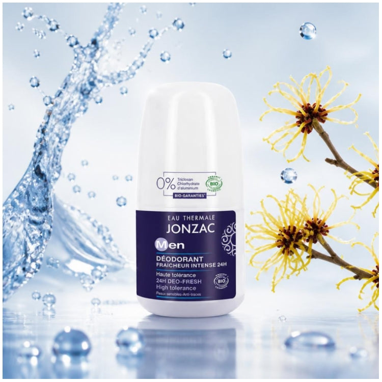 Eau thermale Jonzac Deodorant high tolerance Men Roll-On Bio  50ml (1.69fl oz)