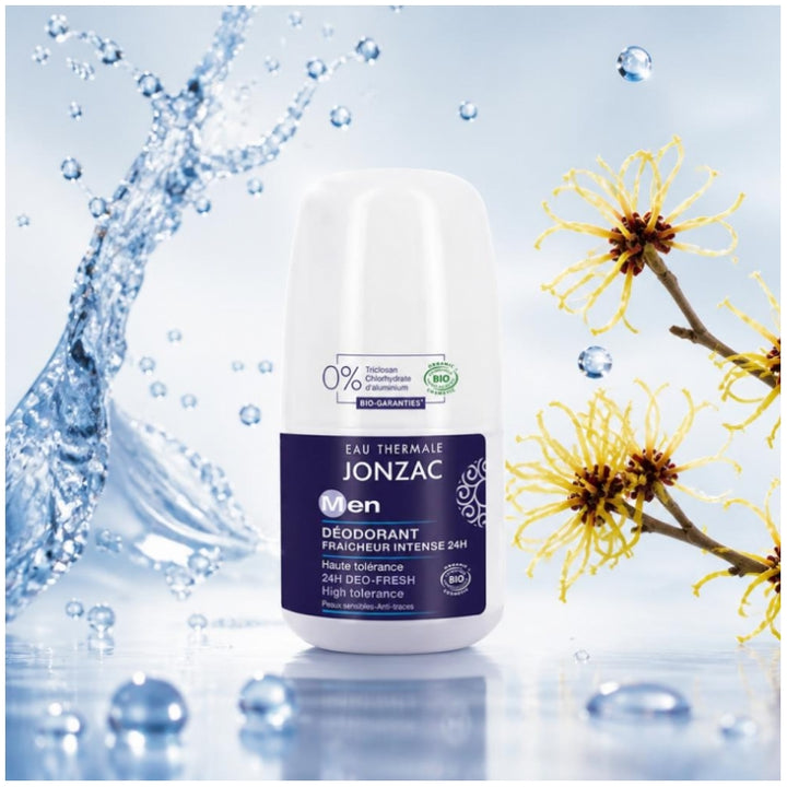 Eau thermale Jonzac Deodorant high tolerance Men Roll-On Bio  50ml (1.69fl oz)