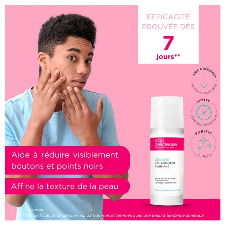 Eau Precieuse Clearskin Zuiverende Anti-puistjesgel 50ml