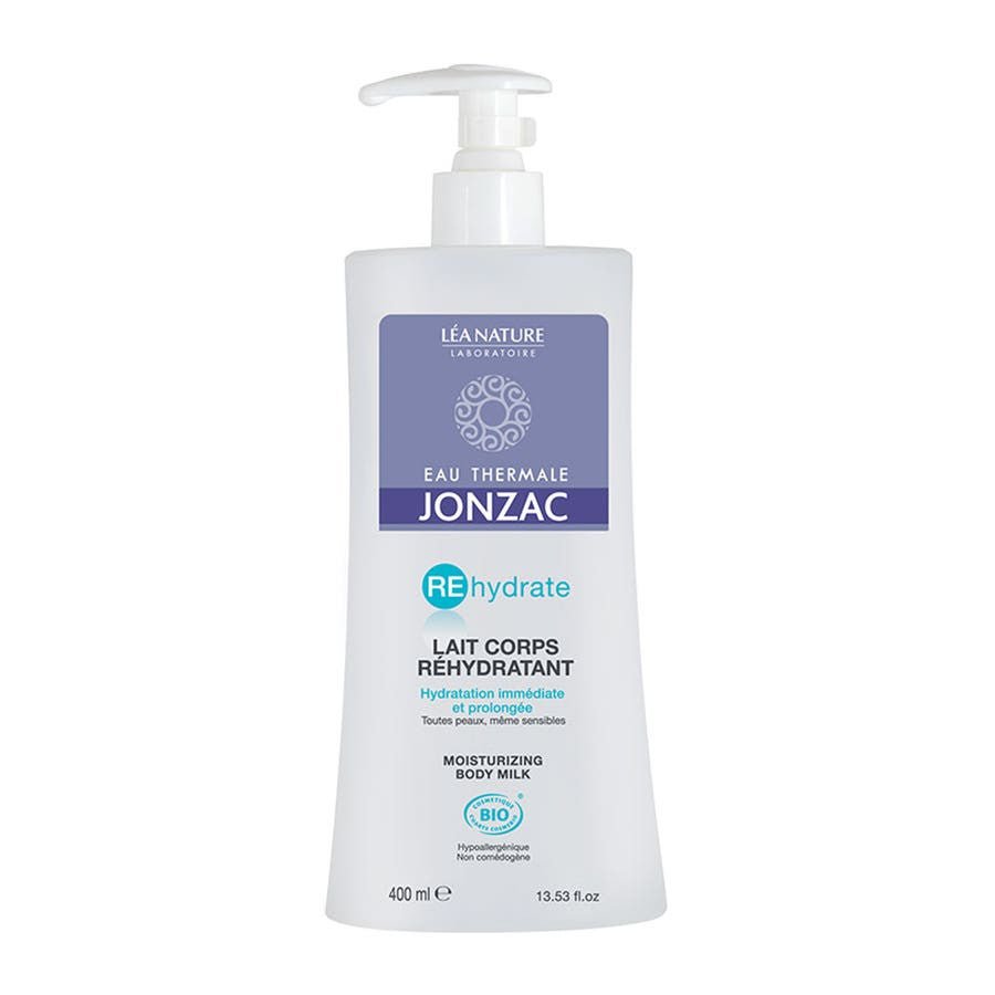 Eau thermale Jonzac Moisturising Body Milk 400ml (13.52fl oz) - FrenchBeautyHub