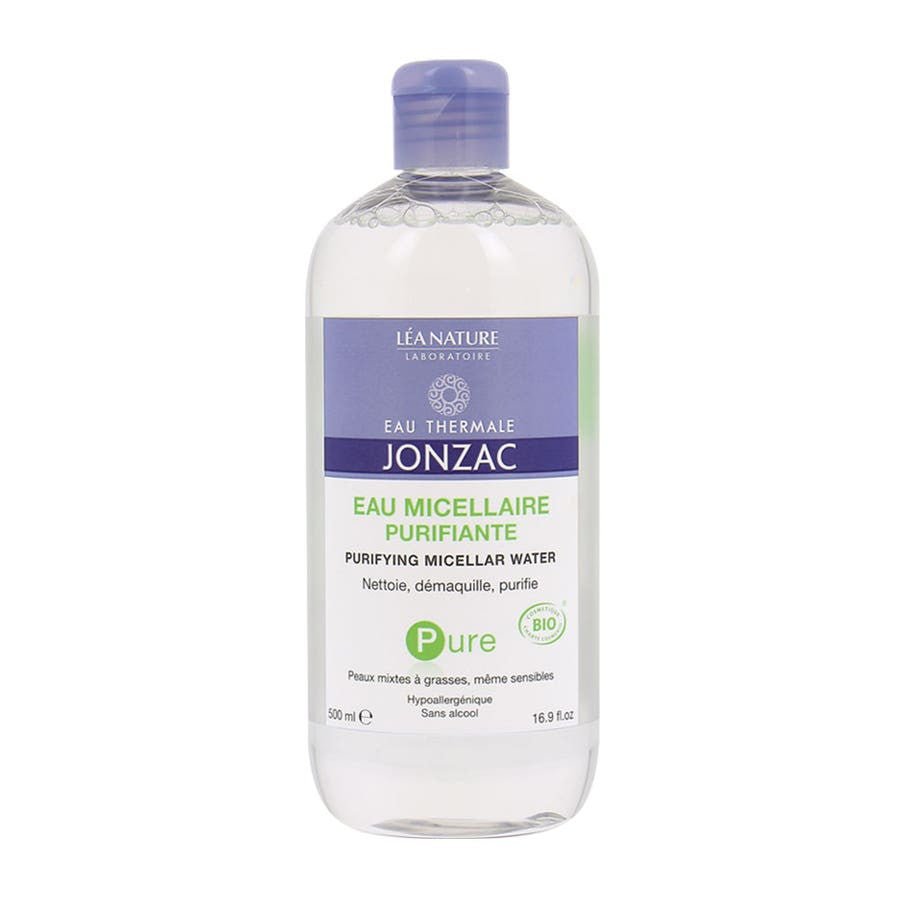 Eau thermale Jonzac Organic Purifying Micellar Water Oily Skins 500ml (16.90fl oz) - FrenchBeautyHub