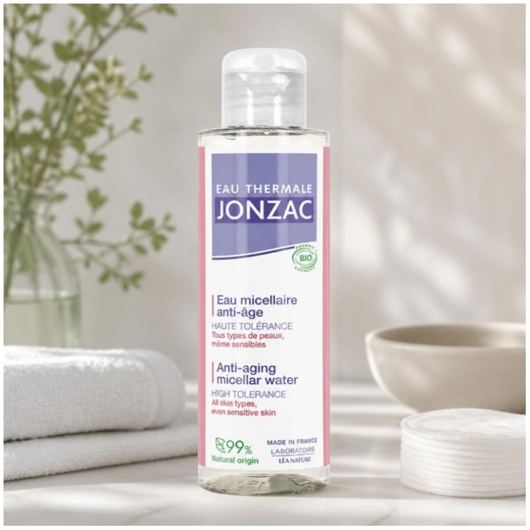Eau thermale Jonzac Sublimactive Água micelar orgânica anti-idade 100 ml