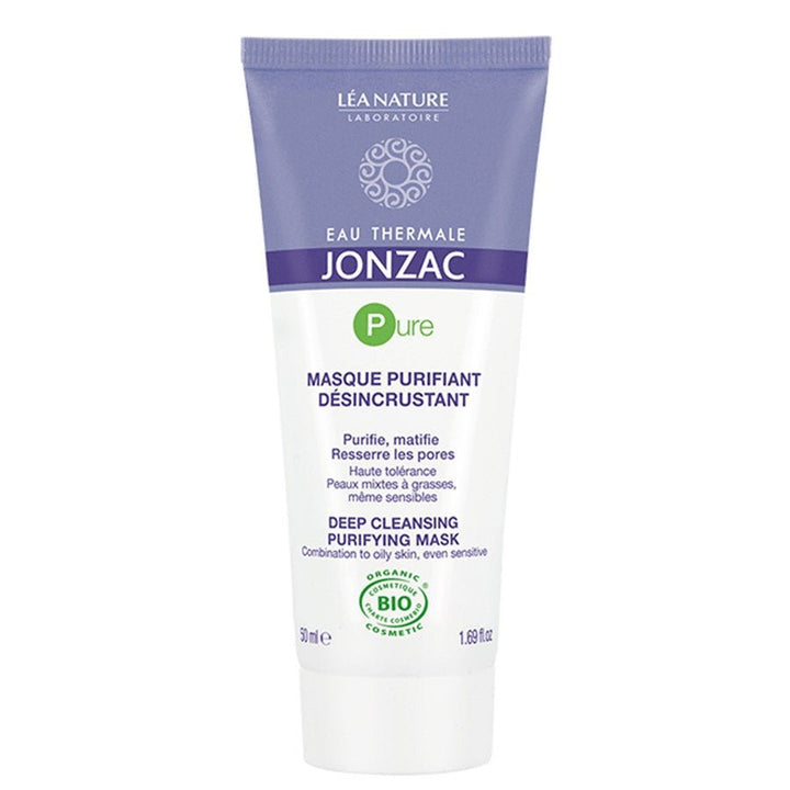 Eau thermale Jonzac Pure Purifying Scrubbing Mask 50ml (1.69fl oz) - FrenchBeautyHub