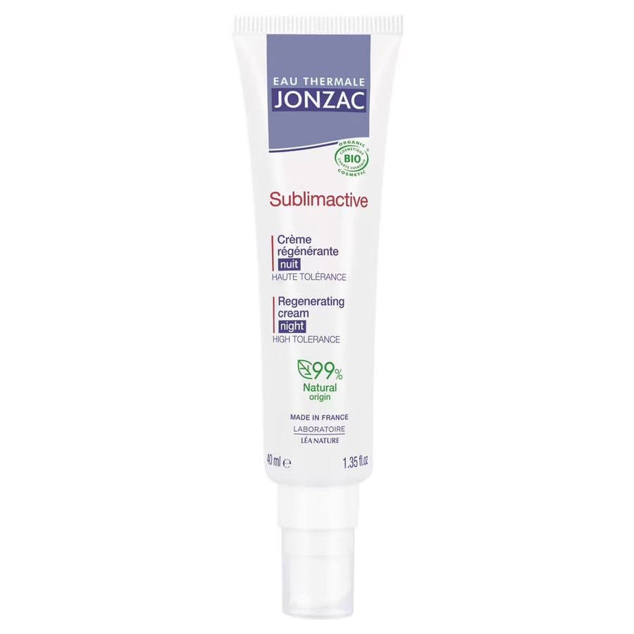 Eau thermale Jonzac Sublimactive Night Regenerating Cream 40ml (1.35fl oz) - FrenchBeautyHub