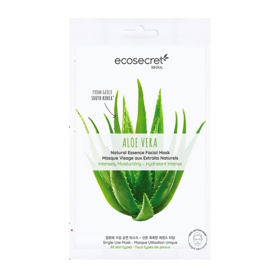 Eco Secret Aloe Natural Essence Facial Mask Seoul 20ml (0.67fl oz) - FrenchBeautyHub