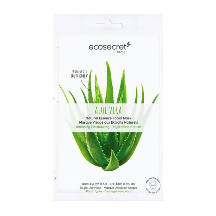 Eco Secret Aloe Natural Essence Facial Mask Seoul 20ml (0.67fl oz) - FrenchBeautyHub
