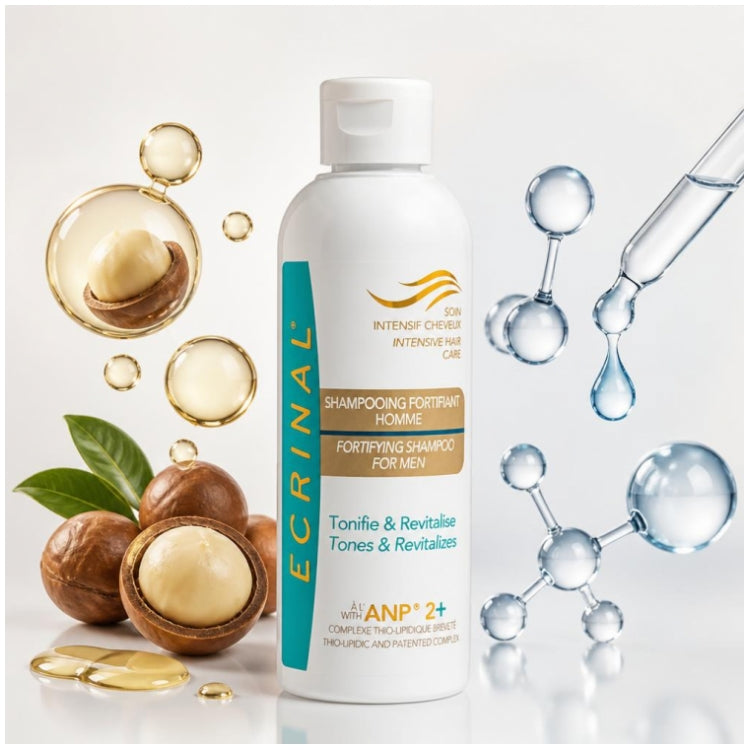 Ecrinal Shampooing Fortifiant à l'ANP2+ HOMME 200ml (6.76fl oz)