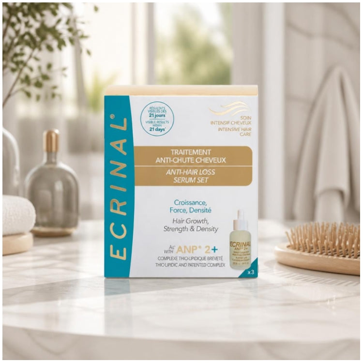 Ecrinal Coffrets de 3 sérums concentrés anti-chute 50ml x3