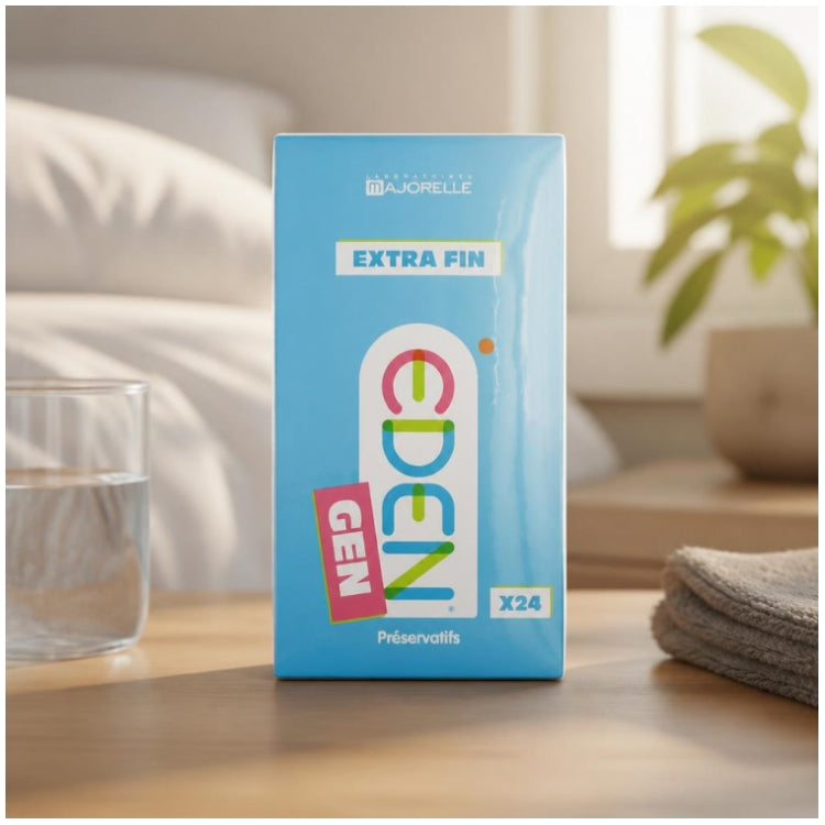 Eden Gen واقيات ذكرية فائقة الرقة x24