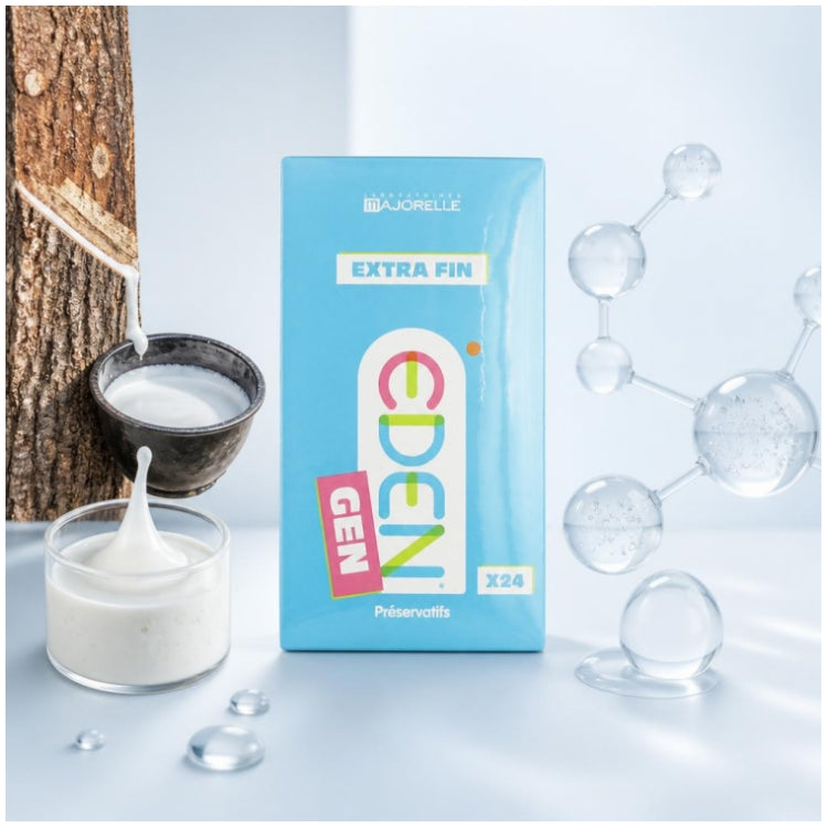 Eden Gen واقيات ذكرية فائقة الرقة x24