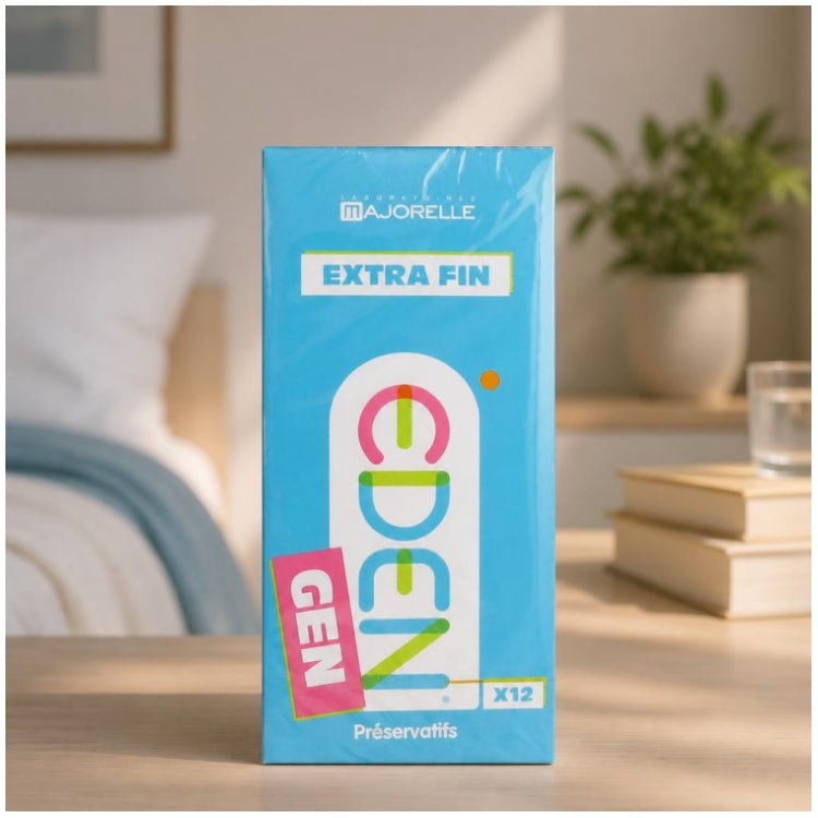 Eden Gen واقيات ذكرية فائقة الرقة x12