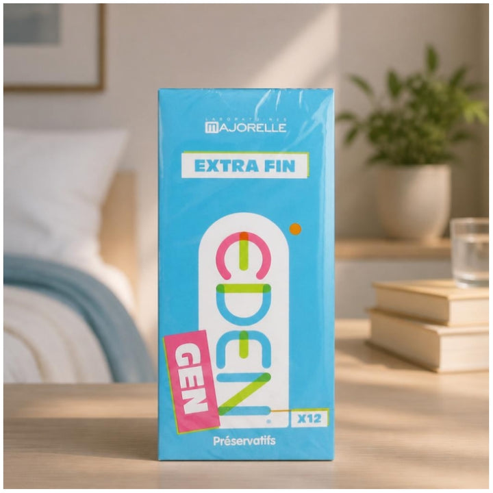 Eden Gen واقيات ذكرية فائقة الرقة x12