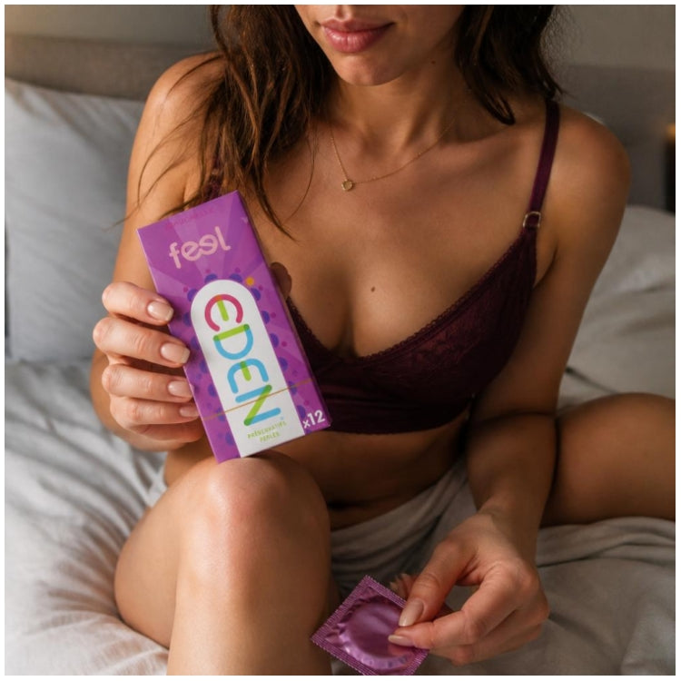 Eden Gen Feel واقيات ذكرية x12