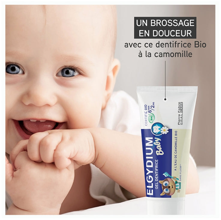 Elgydium Baby Pasta dental ecológica apta a partir de 6 meses 30 ml