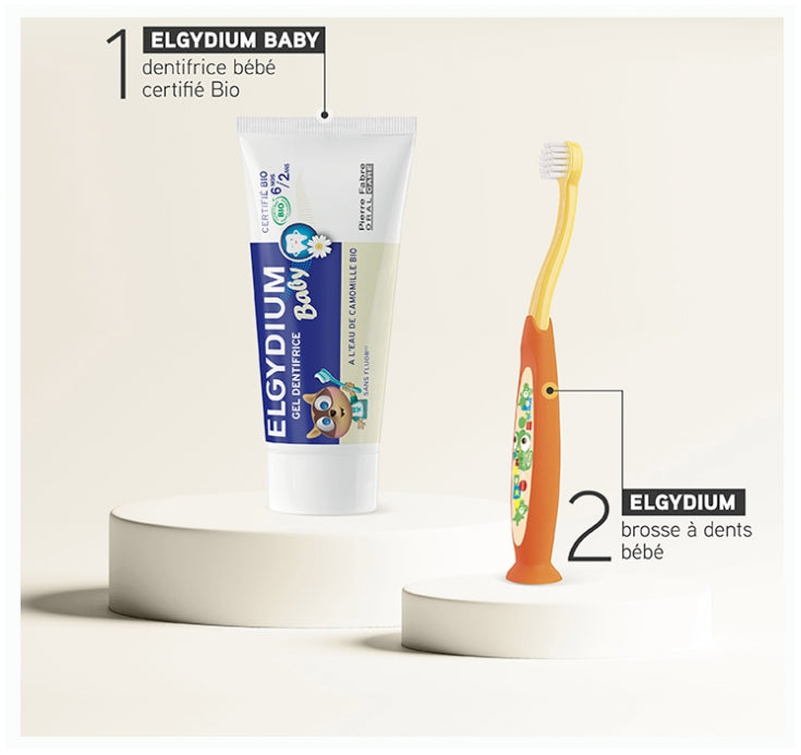 Elgydium Baby Pasta dental ecológica apta a partir de 6 meses 30 ml