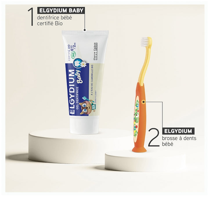 Elgydium Baby Pasta dental ecológica apta a partir de 6 meses 30 ml