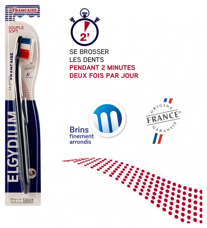 Elgydium فرشاة أسنان ناعمة La Petite Francaise