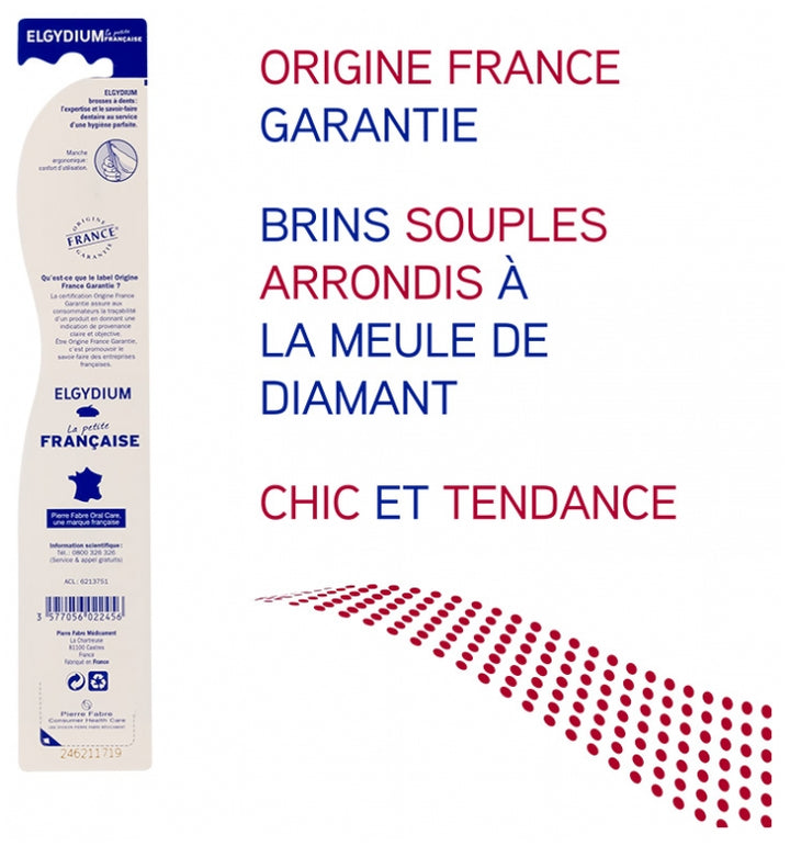 Elgydium فرشاة أسنان ناعمة La Petite Francaise