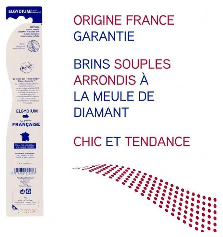 Elgydium فرشاة أسنان ناعمة La Petite Francaise