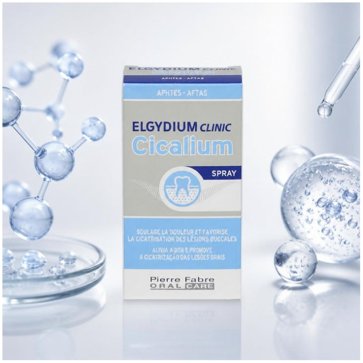 Elgydium Clinic Cicalium Spray Aphtes et lésions buccales 15ml (0.51fl oz)