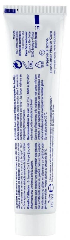 Elgydium Whitening معجون أسنان بالليمون