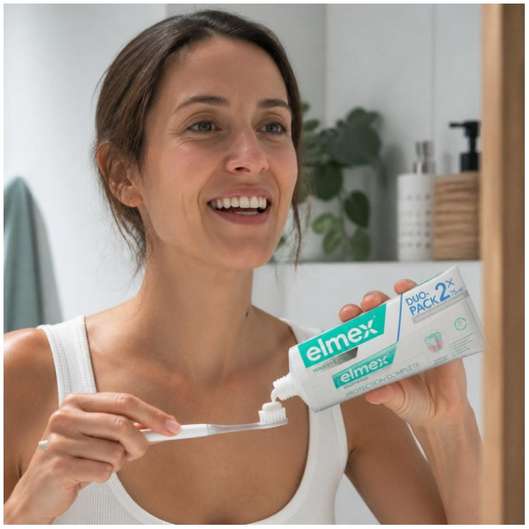 Elmex Sensitive Plus Complete Care معجون أسنان 75ml x2
