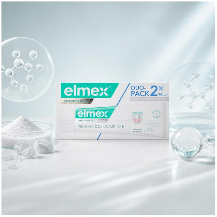 Elmex Sensitive Plus Complete Care معجون أسنان 75ml x2