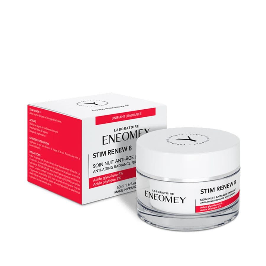 Eneomey Anti - ge Unifiant Stim Renew 8 Anti Ageing Night Care 50ml (1.69fl oz) - FrenchBeautyHub