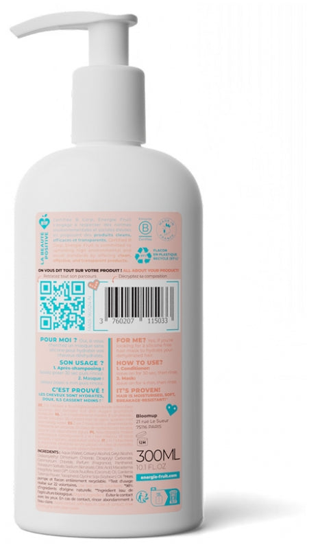 Energie Fruit Maschera 2 in 1 Monoe & Olio di Macadamia Biologico Capelli Danneggiati 300ml